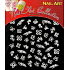 Absolute Cosmetics Nagel Nagelaufkleber mit Strass NT22W 1 Blatt