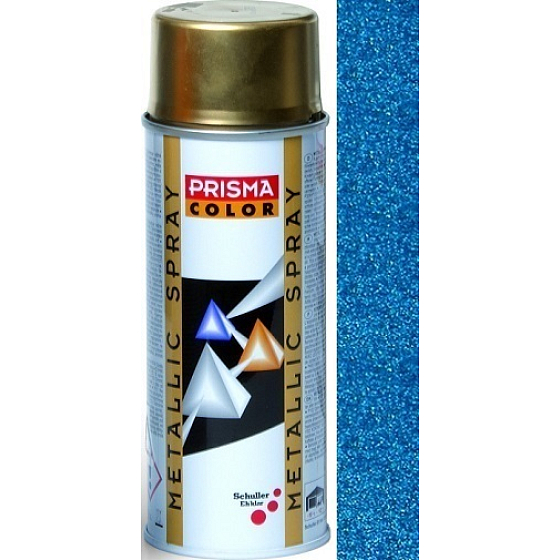 Schuller Eh klar Prisma Farbe Metallic Effekt Acryl Spray 91051 Metallic Blau 400 ml