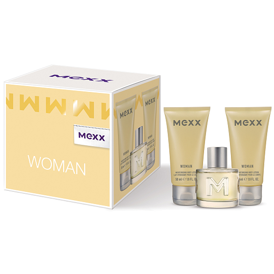Mexx Woman Eau de Toilette 40 ml + Körperlotion 2 x 50 ml, Geschenkset