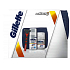 Gillette Mach3 Red mit 1 Kopf, Rasiergel 75 ml + Feuchtigkeitsspendender After Shave Balm 50 ml + Kosmetiktasche, Kosmetikset, für Männer