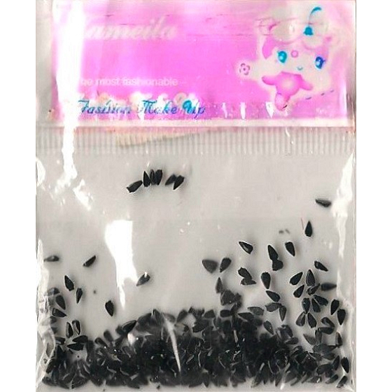 LaMeiLa Nageldekorationen Tröpfchen schwarz 1 Packung