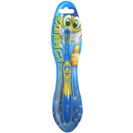 Nekupto Zubíci Zahnbürste für Kinder namens Pavel soft 1 Stück