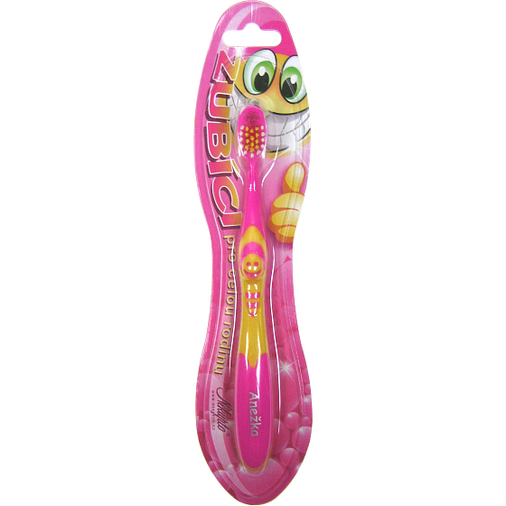 Nekupto Zubíci Zahnbürste für Kinder namens Anežka soft 1 Stück