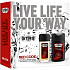 Str8 Red Code parfümiertes Deodorantglas für Männer 85 ml + Duschgel 250 ml, Kosmetikset