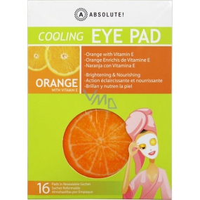 Absolute New York Cooling Eye Pad Orange mit Vitamin E Cooling Eye Pads 16 Stück