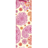 Nekupto Geschenk Papierflaschentasche 33 x 10 x 9 cm Rosa und orange Ornamente 1023 30 KFLH