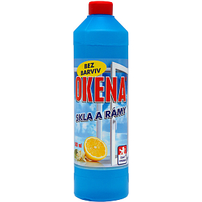 Hlubna Okena Glas und Rahmen, ohne Farbstoffe, Zitronenduft, 500 ml