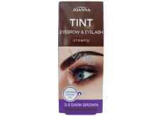 Joanna Tint Cremefarbe für Augenbrauen und Wimpern 3.0 braun 15 ml