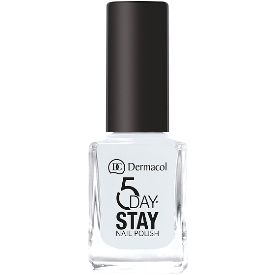 Dermacol 5 Day Stay Langlebiger Nagellack 01 Schneewittchen 11 ml