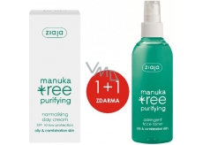Ziaja Manuka Tree Purifying Normalisierende Tagescreme 50 ml + Manuka Tree Purifying Adstringierende Haut Tonic 200 ml, Duopack