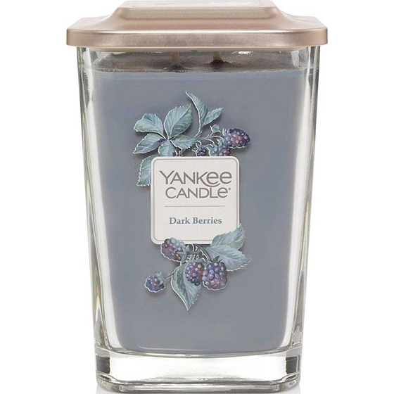 Yankee Candle Dark Berries - Brombeeren Soja-Duftkerze Elevation großes Glas 2 Dochte 553 g