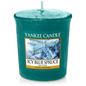 Yankee Candle Icy Blue Spruce - Votiv mit Gletscherblau-Fichte-Duft 49 g