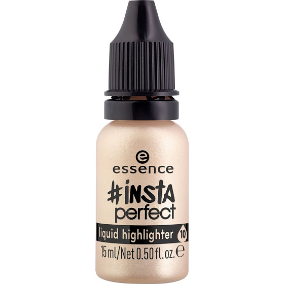 Essence Insta Perfect Liquid Highlighter Flüssiger Aufheller 10 Gold Addiction 15 ml