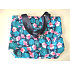 Albi Original Canvas Tasche groß Hibiskus 40 cm x 38 cm, Grifflänge 25 cm