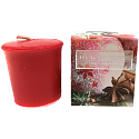 Heart & Home Roter Apfel mit Sternanis Soja-Duftkerze ohne Verpackung brennt bis zu 15 Stunden 52 g