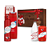 Old Spice White Water Captain Holz 5in1 Holzkiste Antitranspirant Deodorant Stick 50 ml für Männer + Duschgel 250 ml + Aftershave 100 ml + Antitranspirant Deodorant Spray 150 ml + Socken, Kosmetikset