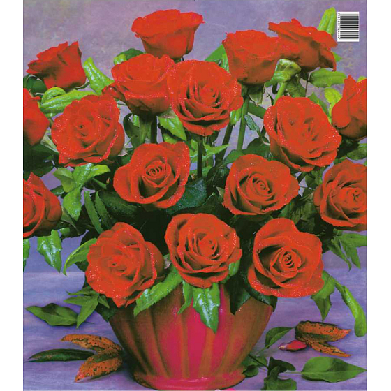Presse Plastikbeutel 45 x 50 cm Rose 1 Stück