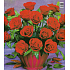 Presse Plastikbeutel 45 x 50 cm Rose 1 Stück