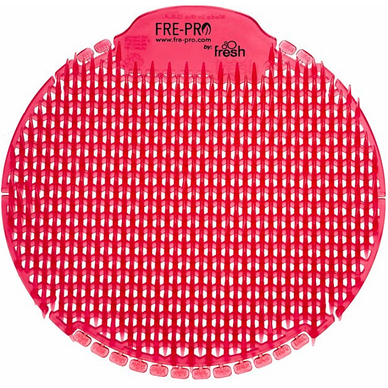 Fre Pro Slant Kiwi und Grapefruit duftendes Urinal-Sieb rosa 18 x 18 x 1,5 cm 81 g