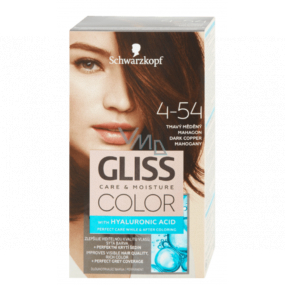 Schwarzkopf Gliss Farbe Haarfarbe 4-54 Dunkles Kupfermahagoni 2 x 60 ml
