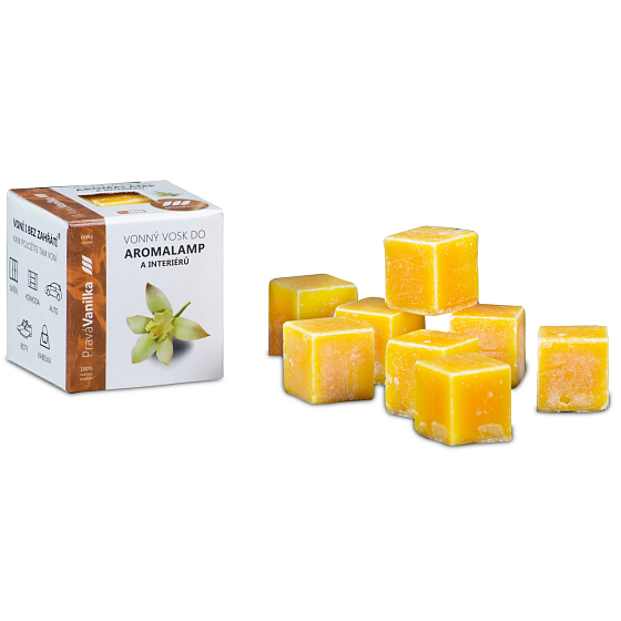 Kozák Echte Vanille natürlicher Duftwachs für Aromalampen und Innenräume 8 Würfel 30 g