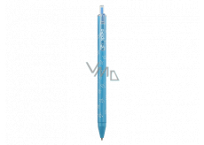 Spoko Flora Kugelschreiber, blau, blaue Mine, 0,5 mm