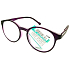 Berkeley Lesebrille +3.0 Kunststoff lila matt, rundes Glas 1 Stück MC2182