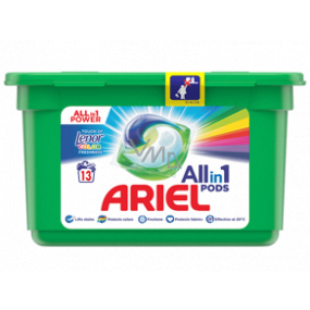 Ariel All in 1 Pods Touch of Lenor Fresh Color Gelkapseln zum Waschen von Kleidung 13 Stück 309,4 g