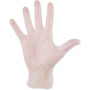 Mercator Hygienic Einweghandschuhe aus Vinyl, gepudert, Größe M, Karton à 100 Stück, transparent