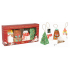 Albi Weihnachts-Tee-Set Figuren zum Aufhängen Rot 4 x 2 g