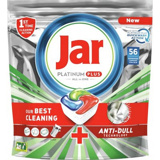 Jar Platinum Plus Quickwash 56 Stück
