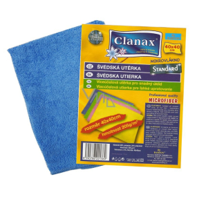 Clanax Universal Schwedisches Mikrofasertuch 40 x 40 cm 250 g verschiedene Farben