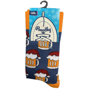 Albi Farbige Socken Universal Size Weihnachtsbier 1 Paar