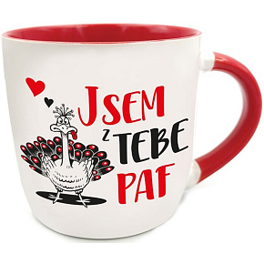 Nekupto Valentinstag Becher Ich bin verrückt nach dir 360 ml
