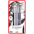 Uni Pin Elegant Tones Calligraphy Drawing Liner Set mit Spezialtinte Schwarzer Pinsel/0,1 und 0,5 Hellgrau/0,1 und 0,5 Dunkelgrau 5 Stück