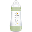 Mam Anti-Colic Saugflasche, weicher Silikonsauger mit mittlerem Durchfluss 2+ Monate Grün 260 ml