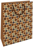 Nekupto Geschenk Kraft Tasche 37 x 28 x 10 cm Polka dots