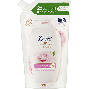 Dove flüssige Seife Peony & Rose Oil Nachfüllung, 500 ml