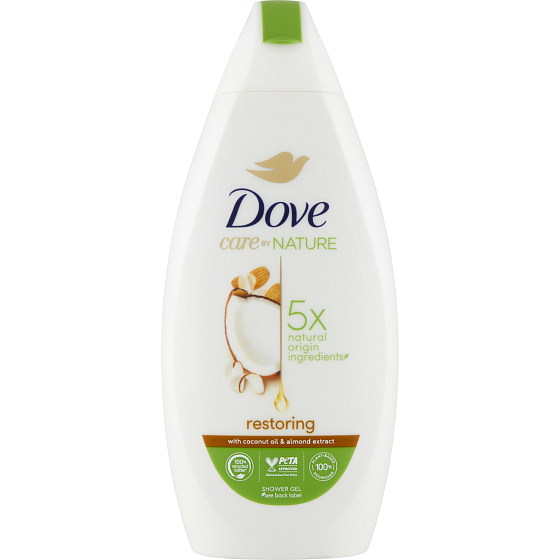 Dove Care by Nature Restoring Kokos a Mandle sprchový gel 400 ml