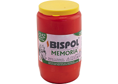 Bispol hřbitovní svíčka Memoria W03 Ölrot, 160 g