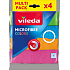 Vileda Colors XL Mikrofasertuch, 4 Stück