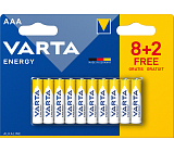 Varta Energy AAA Batterie, 8+2 Stk