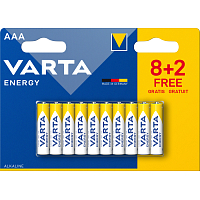 Varta Energy AAA Batterie, 8+2 Stk