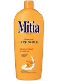 Mitia Honey & Milk Flüssigseife mit Honigextrakten nachfüllen 1 l