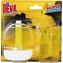 Dr. Devil 3in1 Lemon Fresh flüssiger WC Block, Korb + Nachfüllung 3× 55 ml