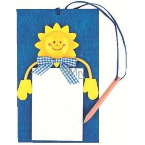 Notizbuch mit Sonnenpuzzle 1 Stück