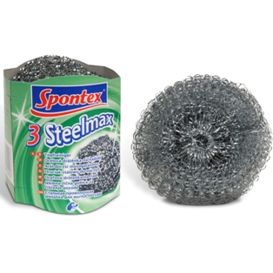 Spontex 3 Steelmax Metalldraht 3 Stück 12 g