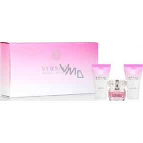 Versace Bright Crystal EdT 5 ml Eau de Toilette + Duschgel 25 ml + Körperlotion 25 ml Versace Bright Crystal EdT 5 ml Eau de Toilette + Duschgel 25 ml + Körperlotion 25 ml