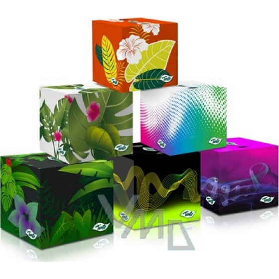 Diese Jungles Kosmetiktaschentuchbox 60 entreißt verschiedene Motive 1 Stück