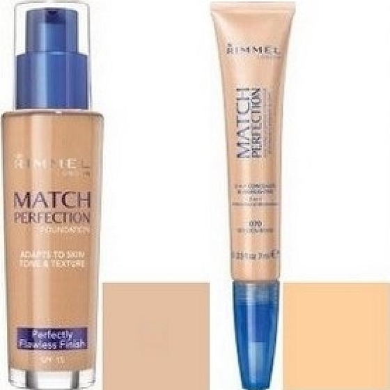 Rimmel London Match Perfection Make-up 103 30 ml + Concealer 010 7 ml